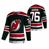 New Jersey Devils 76 P.K. Subban Green Adidas 2020-21 Reverse Retro Alternate Jersey Dzhi,baseball caps,new era cap wholesale,wholesale hats
